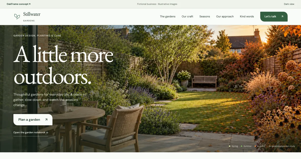 Stillwater Gardens concept